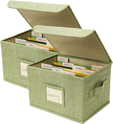 Greeting card organizer - greeting,